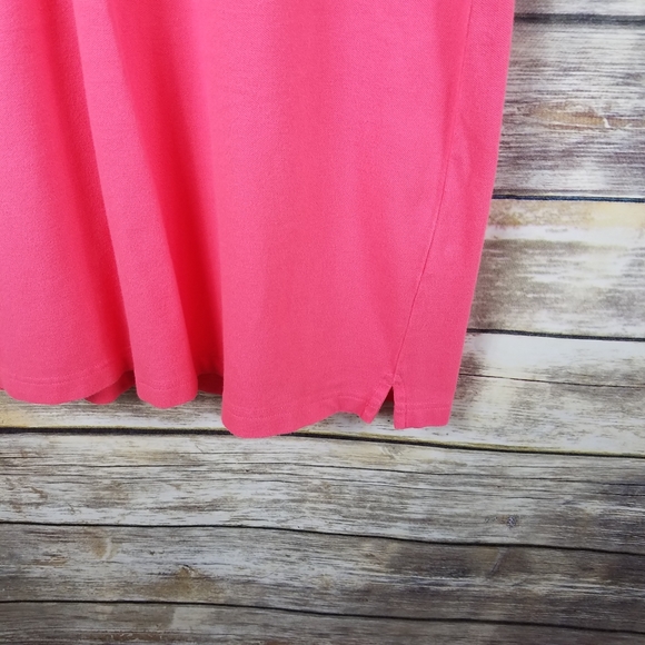 Vineyard Vines Bright Pink Polo Shirt Dress Large - Picture 4 of 7
